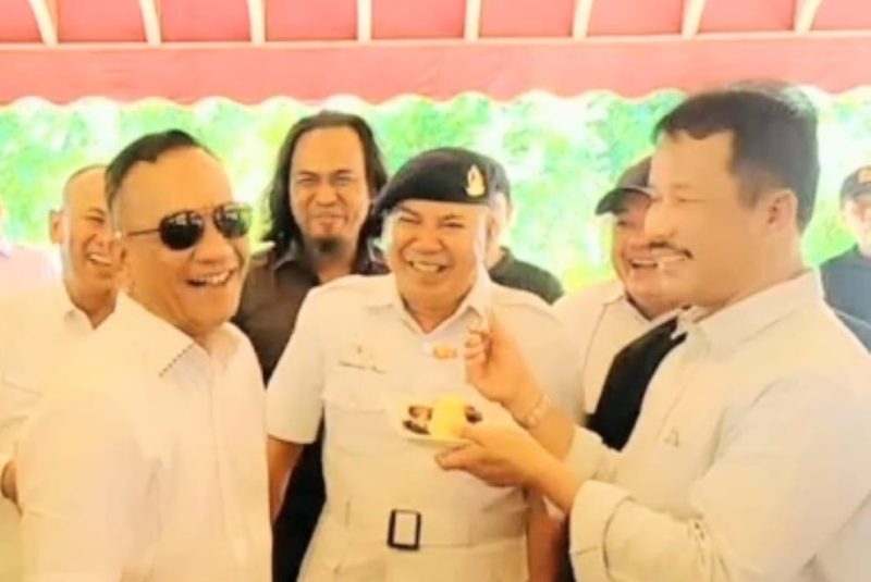 Rosano dan Muhammad Rudi saat menghadiri harlah PERPAT beberapa waktu yang lalu. Foto: Istimewa 