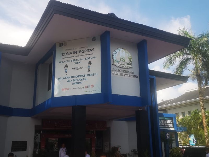 Kantor Imigrasi Batam. Foto: INIKEPRI.COM 