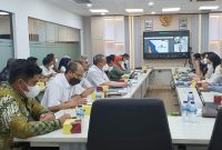 Kementerian PUPR, AIIB & Pemprov Kepri Gelar Rapat Teknis Bahas Persiapan MoU Jembatan Batam-Bintan. Foto: Diskominfo Kepri 