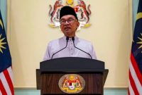 Perdana Menteri Malaysia Anwar Ibrahim. Foto : Kantor Perdana Menteri Malaysia via AP