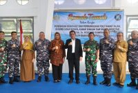 Gubernur Kepulauan Riau H. Ansar Ahmad menghadiri penyelesaian pembangunan dan renovasi Prasasti gedung poliklinik RSAL Dr. Midiyato Suratani. Foto: Diskominfo Kepri 