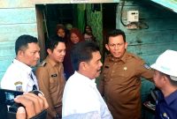 Peresmian penyalaan bantuan pasang baru listrik di Tanjung Kumbik, Pulau Tiga Barat. Foto: Diskominfo Kepri 