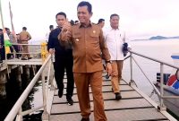 Dermaga Apung/Ponton HDPE di Pelabuhan Sedanau, Natuna. Foto: Diskominfo Kepri 