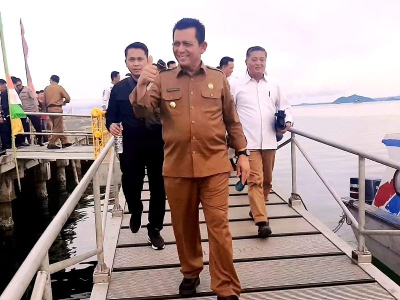 Dermaga Apung/Ponton HDPE di Pelabuhan Sedanau, Natuna. Foto: Diskominfo Kepri 