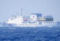Kapal Penjaga Pantai RRC Mondar-Mandir di Perairan Natuna. Foto: Istimewa
