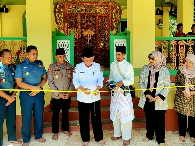 Peresmian Tahap Pertama Revitalisasi Masjid Jami Sultan Lingga oleh Gubernur Ansar Ahmad. Foto: Diskominfo Kepri 