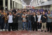 Wakil Wali Kota Batam Amsakar Achmad menghadiri Musyawarah Rencana Pembangunan (Musrenbang) tingkat Kelurahan Tembesi tahun 2023 digelar, Sabtu (14/1/2023) malam. Foto: MC Batam
