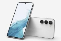 Gambar render ponsel yang diyakini Galaxy S23. Foto:OnLekas x Digit.in