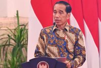 Presiden RI Joko Widodo (Jokowi) menekankan kepada para menteri dan kepala lembaga agar Anggaran Pendapatan dan Belanja Negara (APBN) Tahun 2023 difokuskan untuk program-program yang produktif, terutama dalam rangka penciptaan lapangan kerja dan pengentasan kemiskinan. Foto: BPMI Setpres