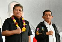 Gubernur Kepulauan Riau, Ansar Ahmad bersama Menko Airlangga Hartarto. Foto: Diskominfo Kepri 