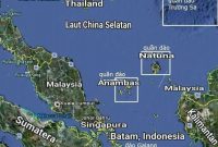 Peta Kabupaten Natuna dan Kabupaten Kepulauan Anambas. Foto:Istimewa 