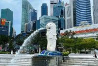 Merlion, ikon Singapura. Foto: IMAGECHEF