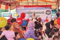 Memperingati Hari Gizi Nasional pada tanggal 25 Januari 2023, Alfamart menyelenggarakan program Gebyar Posyandu Alfamart di puluhan kota/ kabupaten di Indonesia. Di kota Batam, posyandu diselenggarakan di Alfamart Perumahan Prima Garden, 26 Januari 2023. Foto: Dok. Alfamart untuk INIKEPRI.COM.