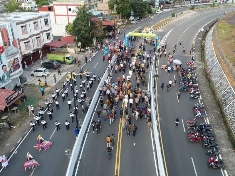 Peresmian Flyover Basuki Rahmat - Dompak dekat Simpang Ramayana, Tanjungpinang oleh Gubernur Kepulauan Riau. Foto: Diskominfo Kepri 