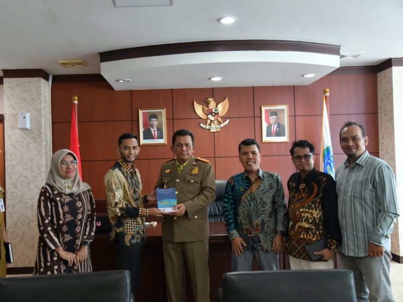 Kunjungan Dewan Pengurus Daerah Masyarakat Profesi Penilaian Indonesia (DPD MAPPI) Provinsi Kepulauan Riau di Graha Kepri, Batam. Foto: Diskominfo Kepri 