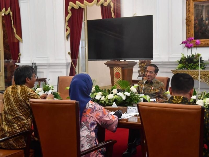 Presiden Joko Widodo saat menerima Dewan Pers. Foto: BPMI Setpres
