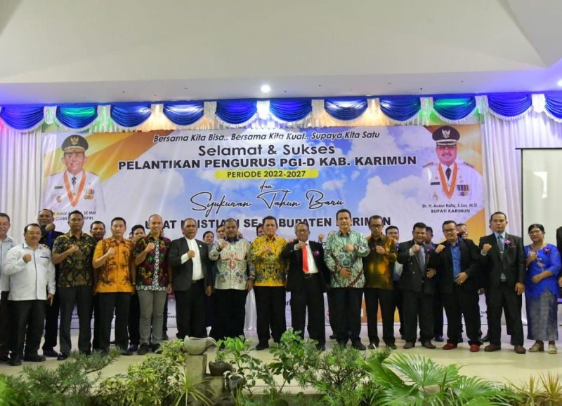 Gubernur Kepulauan Riau H. Ansar Ahmad menghadiri Pelantikan Pengurus Harian Persekutuan Gereja Indonesia Daerah (PGI-D) Kabupaten Karimun. Foto: Diskominfo Kepri 