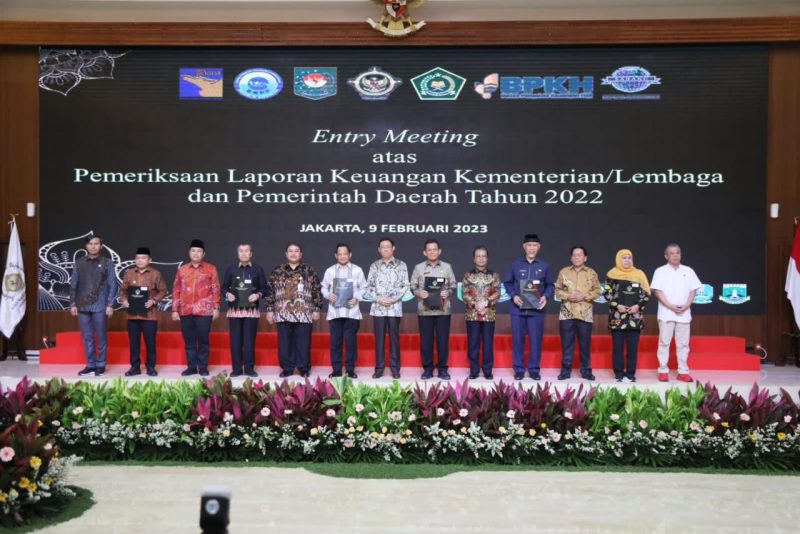 Entry Meeting Atas Pemeriksaan Laporan Keuangan Kementerian/Lembaga dan Pemerintah Daerah Tahun 2022. Foto: Diskominfo Kepri 
