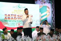 Puncak Harlah 1 Abad NU (Tabligh Akbar) Majelis Wakil Cabang Nahdlatul Ulama (MWCNU) Kecamatan Sei Beduk Batam. Foto: Diskominfo Kepri 