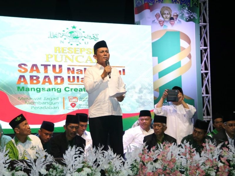 Puncak Harlah 1 Abad NU (Tabligh Akbar) Majelis Wakil Cabang Nahdlatul Ulama (MWCNU) Kecamatan Sei Beduk Batam. Foto: Diskominfo Kepri 