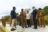 Kunjungan PT SMI melihat berbagai pembangunan infrastruktur yang dikerjakan Pemerintah Provinsi Kepulauan Riau. Foto: Diskominfo Kepri 