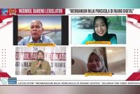 Webinar literasi digital #MakinCakapDigital dengan tema 