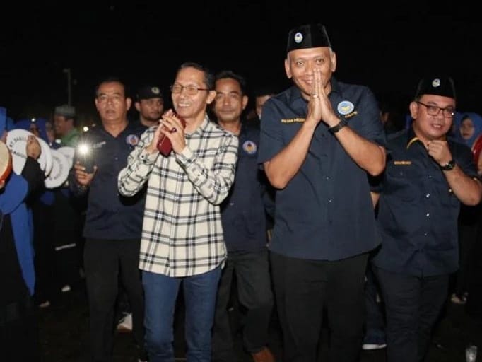 Ketua umum DPP GARPU Pietra M Paloh bersama Wakil Wali Kota Batam Amsakar Achmad beberapa waktu yang lalu. Foto: INIKEPRI.COM