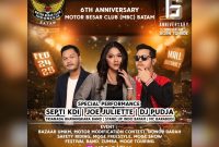 Flyer HUT ke-6 Motor Besar Club Batam. Foto: MBC
