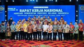 Gubernur Kepulauan Riau H. Ansar Ahmad menghadiri Rapat Kerja Nasional (Rakernas) Asosiasi Pemerintah Provinsi Seluruh Indonesia (APPSI) di ballroom hotel Novotel Balikpapan, Provinsi Kalimantan Timur. Foto: Diskominfo Kepri 