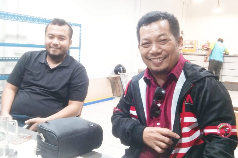 Ketua OKK Pimnas PKN Ateng dan Pimcab PKN Batam M. Rizky Aji Perdana. Foto: INIKEPRI.COM