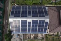 Pembangkit Listrik Tenaga Surya (PLTS) atap PLN Batam. Foto: PLN Batam 