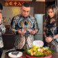 Grand Opening Launching Perumahan Izzy Residence, yakni pemotongan tumpeng dan pembacaan doa selamat serta syukuran untuk kelancaran pembangunan proyek perumahan tersebut, Rabu 8 Maret 2023, di Komplek KBC Batam Center. Foto: Istimewa 