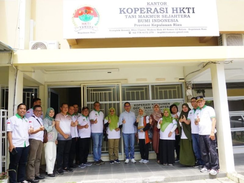 Bangun Sinergitas, Ketua HKTI Sultra Kunjungi Koperasi HKTI TAMARA Bumi Indonesia Kepri. Foto: INIKEPRI.COM
