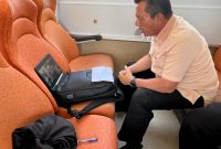 Gubernur Kepulauan Riau menghadiri Video Conference secara Daring. Foto: Diskominfo Kepri 