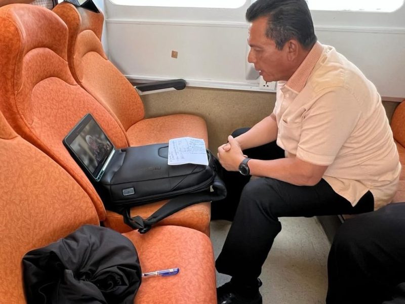 Gubernur Kepulauan Riau menghadiri Video Conference secara Daring. Foto: Diskominfo Kepri 