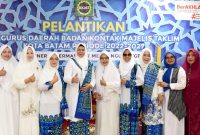 Pelantikan Pengurus Daerah Badan Kontak Majelis Taklim (PD-BKMT) Kota Batam Periode 2022-2027 di gedung Lembaga Adat Melayu (LAM), Batam. Foto: Diskominfo Kepri 
