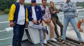 Ketua umum DPP GARPU Pietra M Paloh bersama rombongan GARPU. Foto:INIKEPRI.COM 