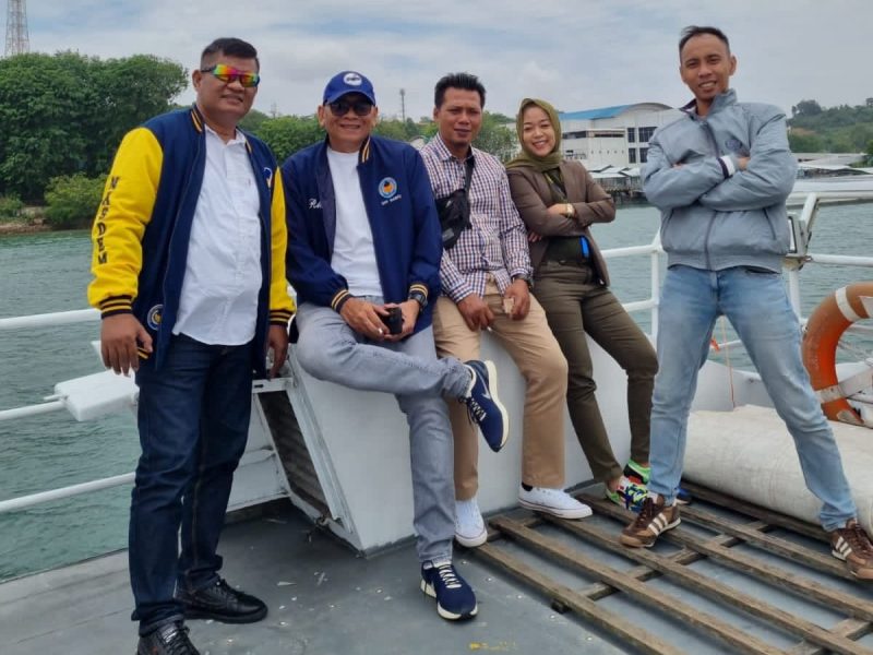 Ketua umum DPP GARPU Pietra M Paloh bersama rombongan GARPU. Foto:INIKEPRI.COM 