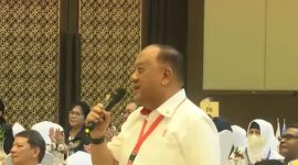 Ketua Umum (Ketum) KONI Pusat Marciano Norman. Foto: Biro Humas Kemenpora 
