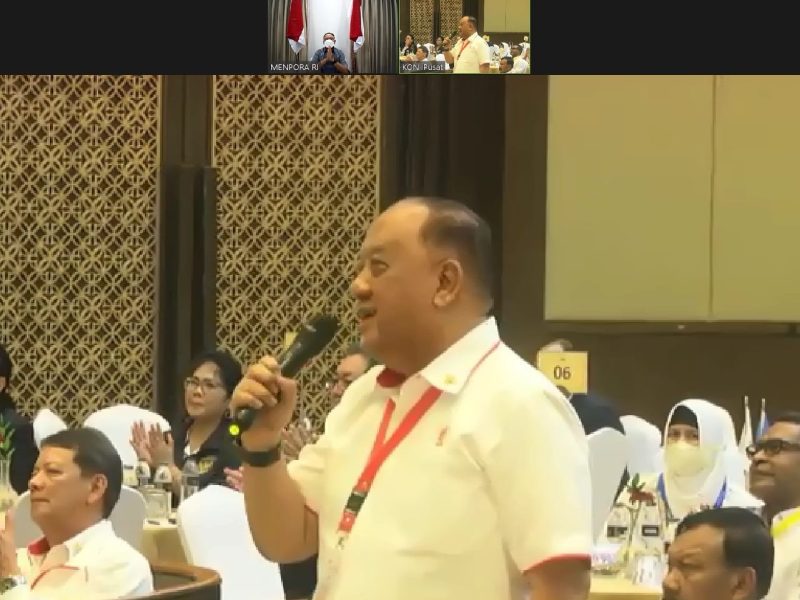 Ketua Umum (Ketum) KONI Pusat Marciano Norman. Foto: Biro Humas Kemenpora 