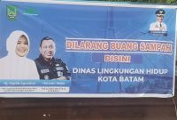 Spanduk DLH Kota Batam. Foto: INIKEPRI.COM 
