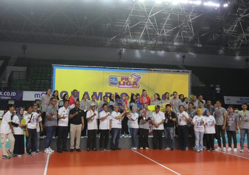 Tim voli putri Bandung bjb Tandamata aukses mengulangi prestasi musim lalu untuk menjadi juara Proliga 2023. Foto: bank bjb untuk INIKEPRI.COM 