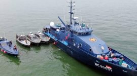Bea Cukai kembali menggelar Patroli Laut Terpadu Jaring Sriwijaya dan Jaring Wallacea tahun 2023. Foto: Bea Cukai 