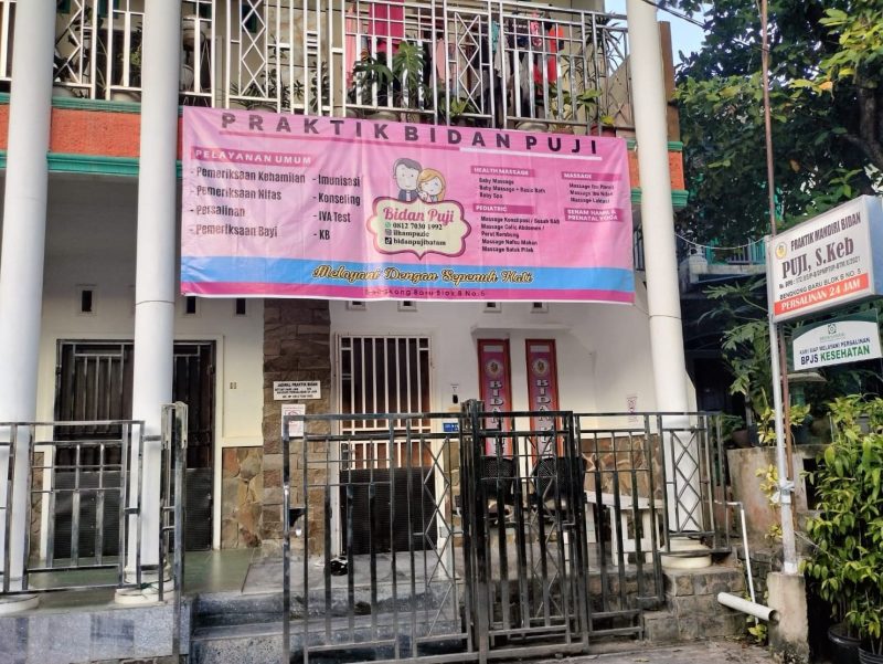 Praktik Bidan Puji. Foto: INIKEPRI.COM 