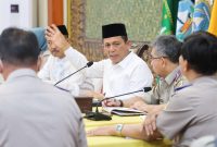 Rapat Persiapan Pelaksanaan Gugus Tugas Reforma Agraria (GTRA) Summit Tahun 2023 di Gedung Daerah Tanjungpinang. Foto: Diskominfo Kepri 