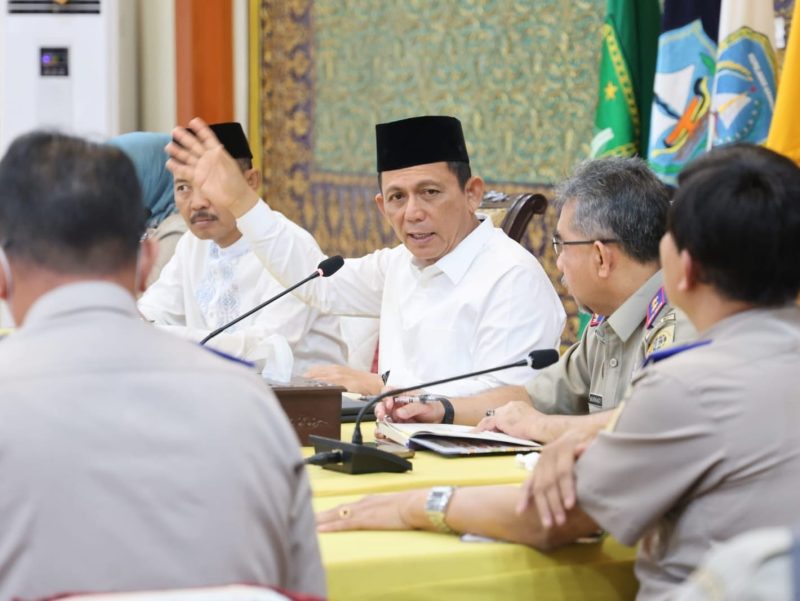 Rapat Persiapan Pelaksanaan Gugus Tugas Reforma Agraria (GTRA) Summit Tahun 2023 di Gedung Daerah Tanjungpinang. Foto: Diskominfo Kepri 