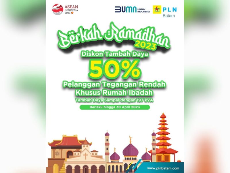 Flyer tambah daya. Foto: PLN Batam untuk INIKEPRI.COM