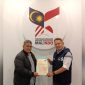 Ketua GARPU Malaysia Mirwan A.Md (kanan) dan Presiden Malindo Care Malaysia Dato' Sri Dr. Zainal Abidin Bin A. Hamid (kiri). Foto: INIKEPRI.COM 