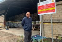 Pietra Paloh di lokasi pergudangan arang PT Fortindo Global Mandiri. Foto: INIKEPRI.COM 