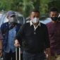 Bupati Kepulauan Meranti, Riau, Muhammad Adil yang terjaring operasi tangkap tangan (OTT) Komisi Pemberantasan Korupsi (KPK) pada Kamis (6/4/2023) malam akhirnya tiba di Gedung Merah Putih KPK, Jumat (7/4/2023) pada pukul 16.00 WIB. Foto: Istimewa